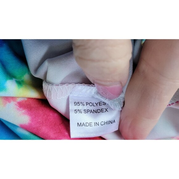 Herou Tie Dye Mock Turtleneck Slim Fitted Lightweight Shirts Sz M - Picture 3 of 5